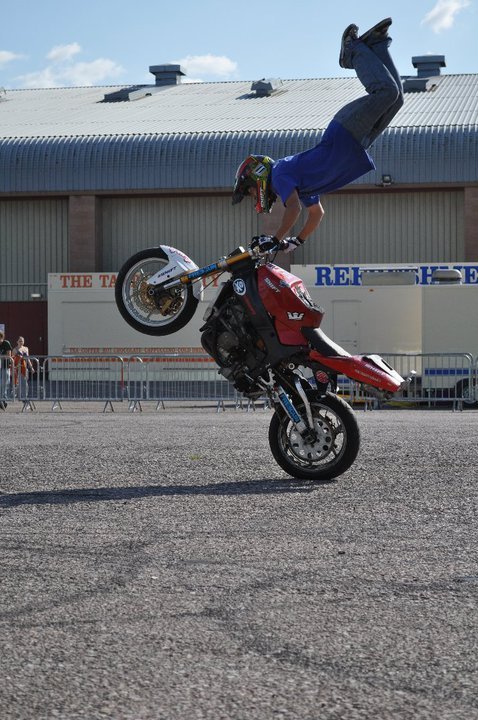 Motorbike acrobatics Rider