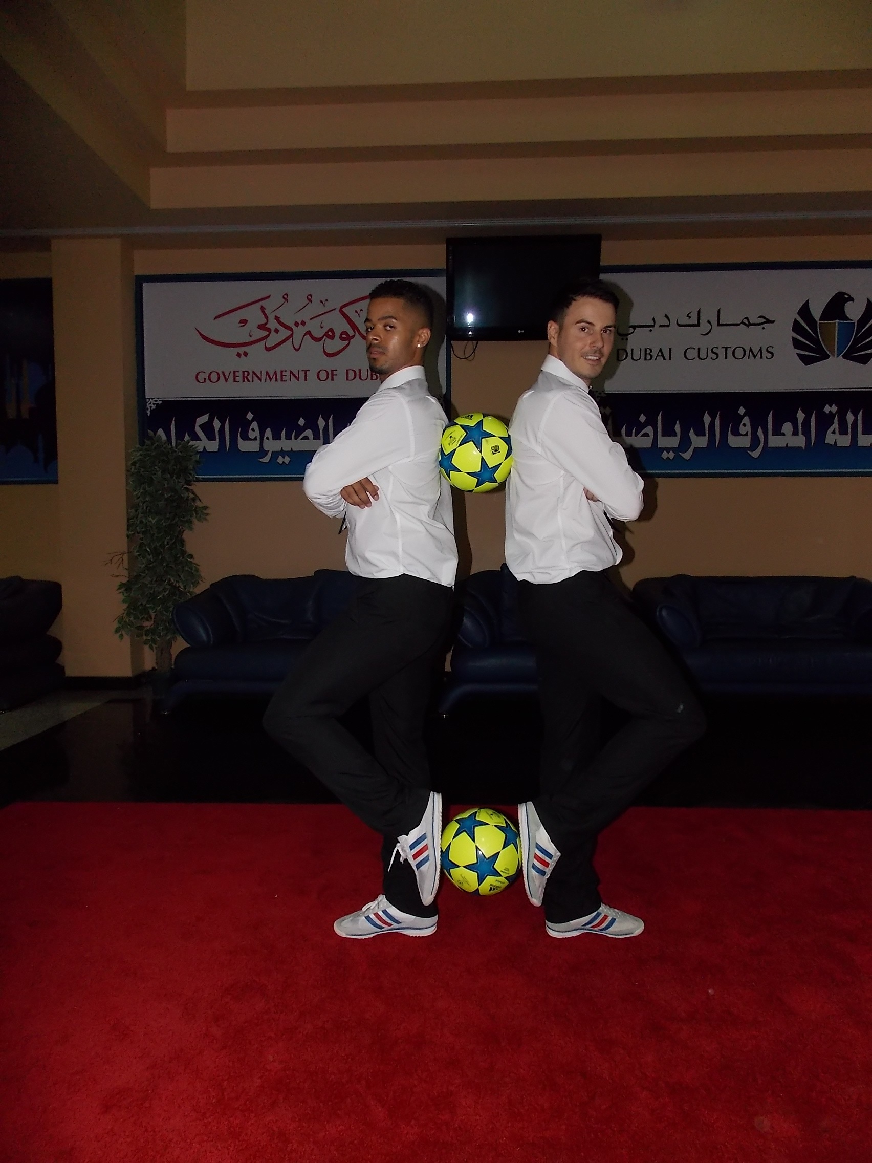 Freestyle football entertainers in UAE