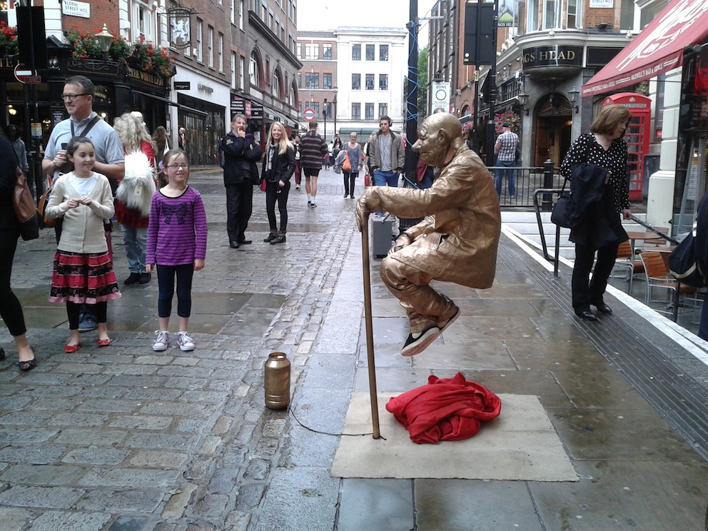 Human Statues London