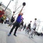 Street Freestyle football flash mob