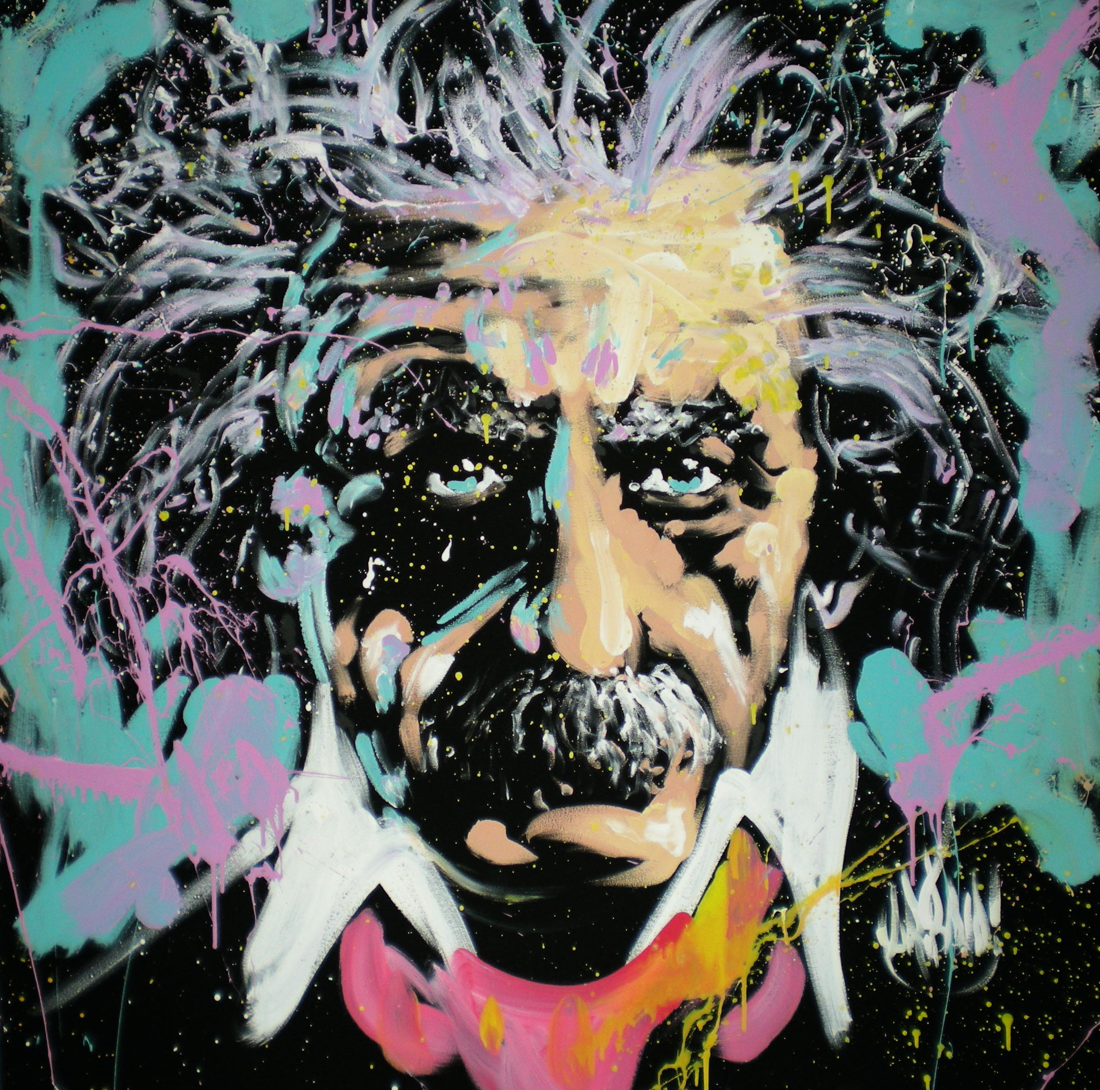 Einstein done by Speed Painter