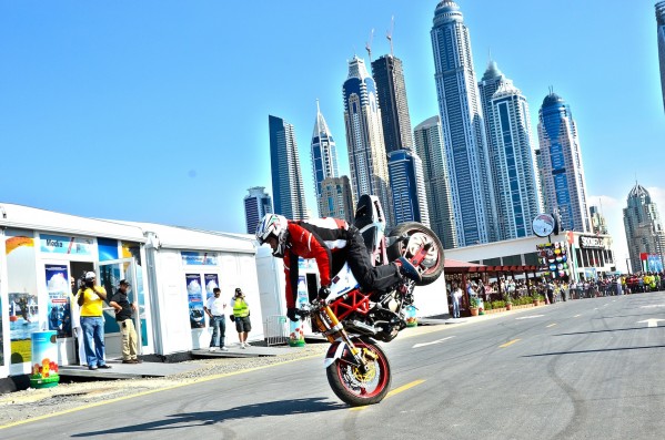 Live Motorbike stunt show