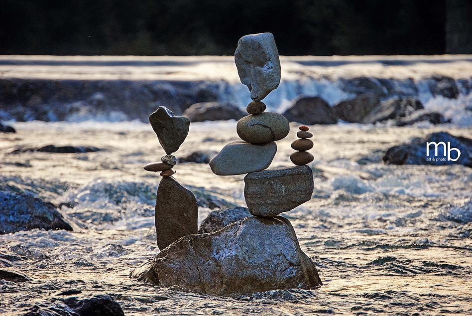 Stone Balancing Artwork