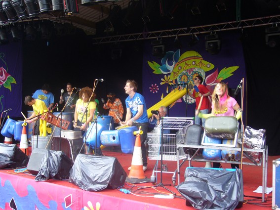 Urban percussion band for events