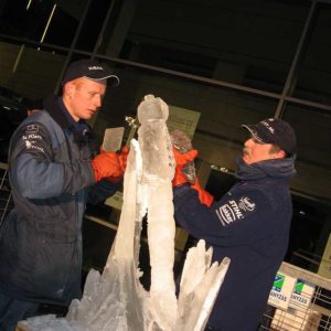 Ice sculptors for corporate events