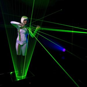Violin Laser LED Show