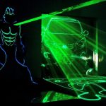 LED Laser show for events