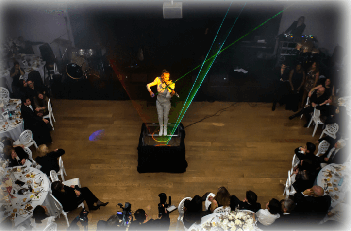 Violin Laser CORPORATE event entertainer