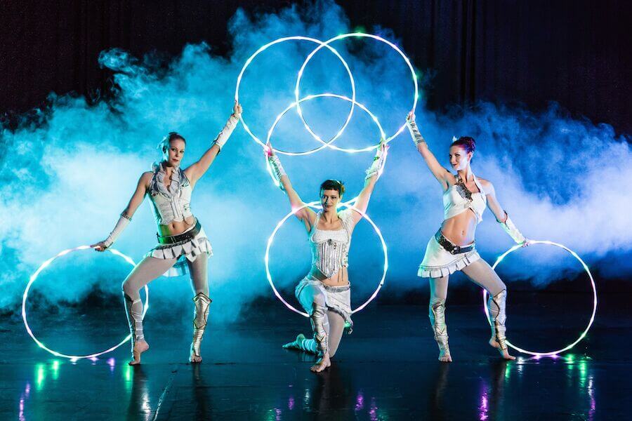 LED Light Acrobats For Events
