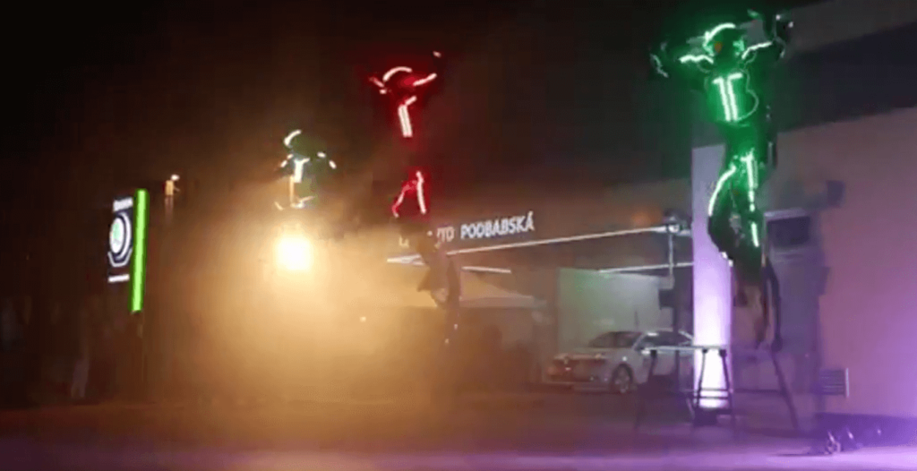 LED Light Stunt Show