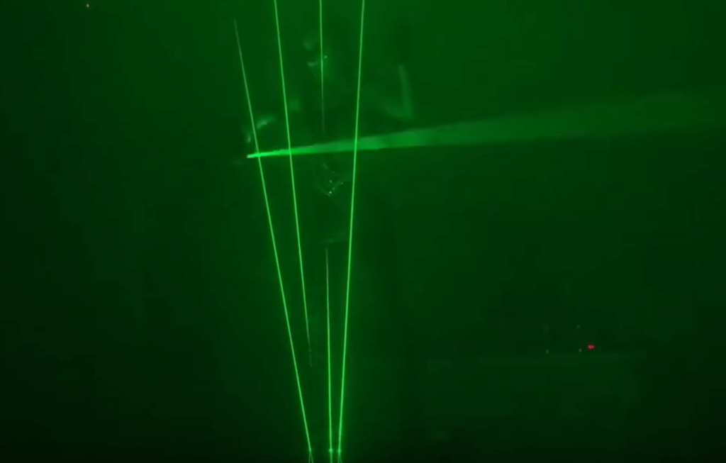 Laser Light Stage Performance