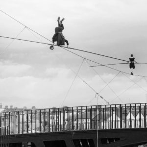Street High Wire Stunt Show