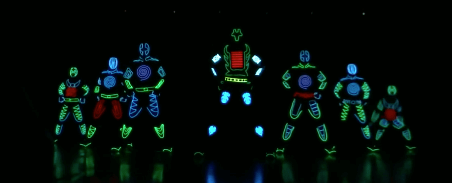 Choreographed LED light Shows in Asia