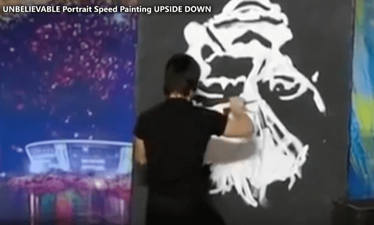 HIRE a SPEED Painter for a corporate Event