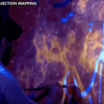 Projection Mapping Speed Painting Entertainer