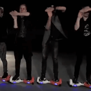 Choreographed Hoverboard Performers