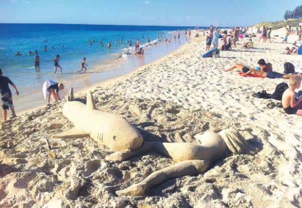 Sand Sculpture Entertainer