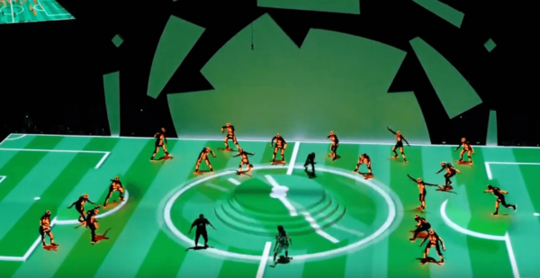 Spectacular Projection Mapping LED Light Dance Performance