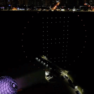 LED Light Drone Flashing Show