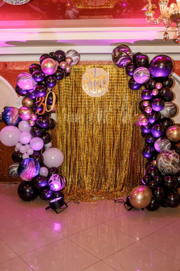 Balloon Decorations for 30th birthday EVENTs in London