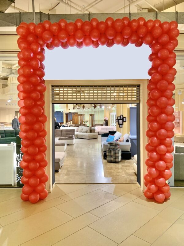 Balloon arch decoration for Shop OPENINGs in London